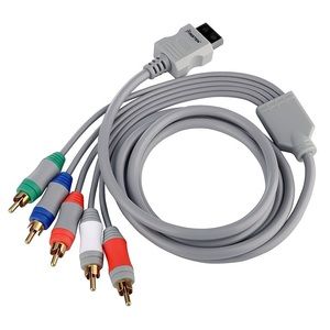 Premium Component Audio Video HD AV Cable for Wii console